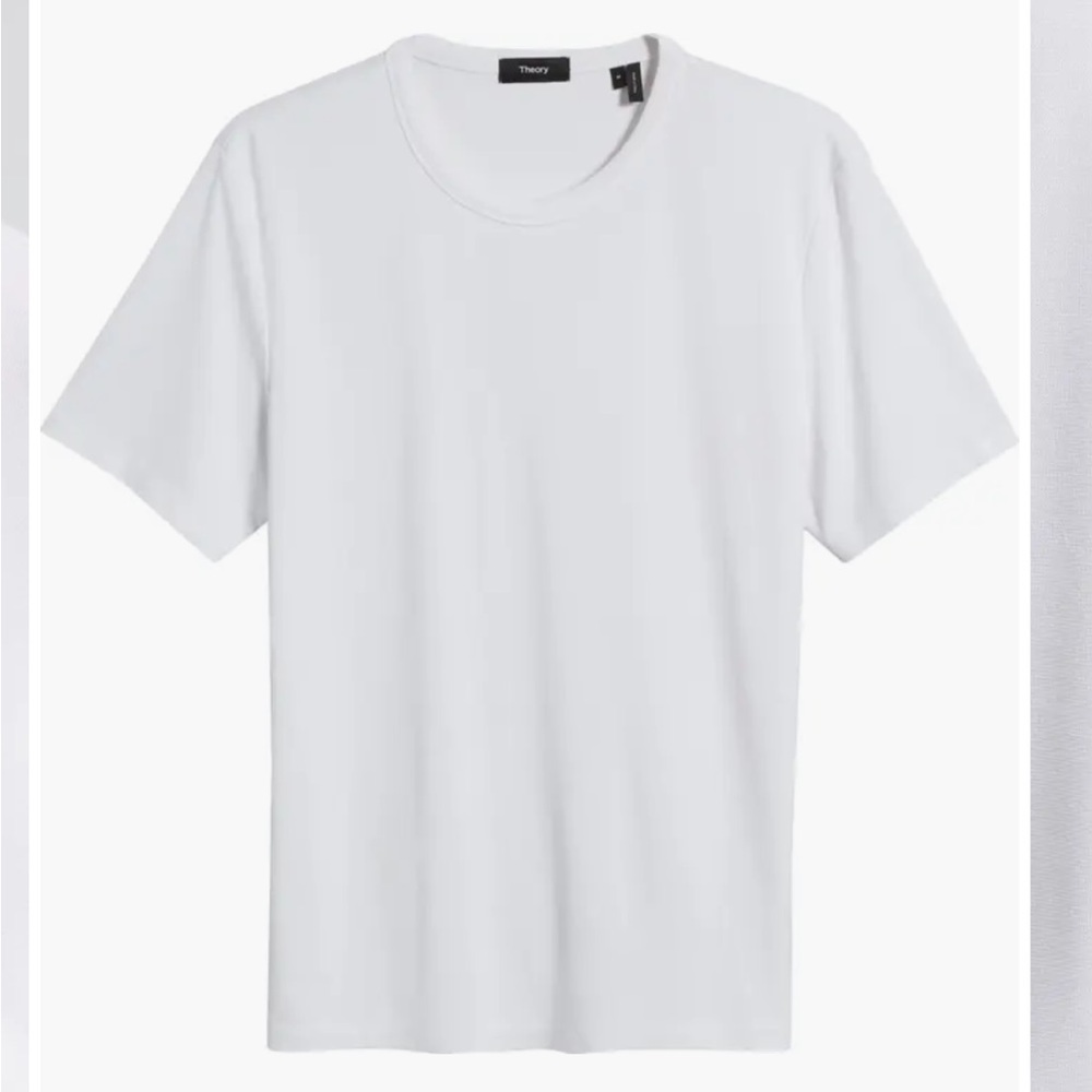NWT | THEORY | Anemone Milano Essential Tee in White | Size Large